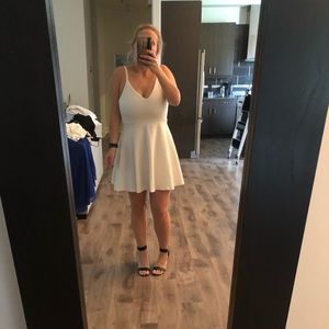 White Skater Dress